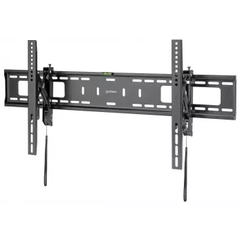 Manhattan tv- & monitorbeugel, diefstalbeveiligd, wandkanteling, 43-100, zwart, VESA 200x200 tot 800x400 mm, max. 75 kg