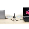 Oplader Manhattan vier USB-C PD-aansluitingen 140W per aansluiting 240W totaal