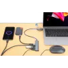 USB-C & USB-A combo dock/hub Manhattan 4 poorten 5 Gbps aluminium