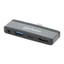 USB-C Travel Dock Manhattan 190404 4 poorten HDMI USB-A USB-C 3,5 mm