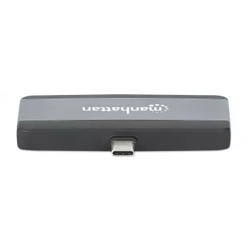 USB-C Travel Dock Manhattan 190404 4 poorten HDMI USB-A USB-C 3,5 mm