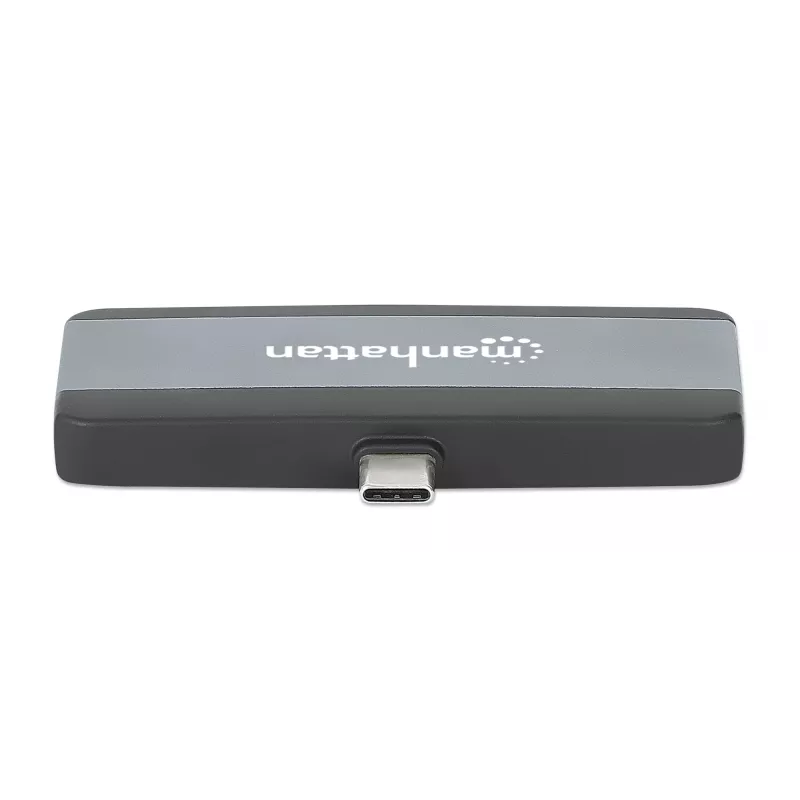 USB-C Travel Dock Manhattan 190404 4 poorten HDMI USB-A USB-C 3,5 mm