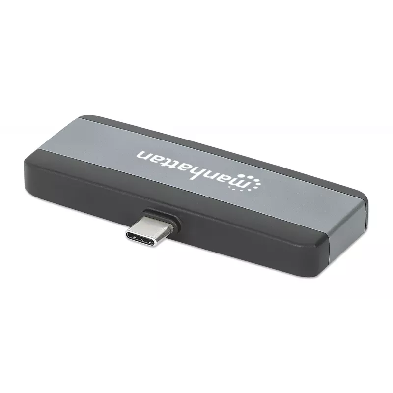 USB-C Travel Dock Manhattan 190404 4 poorten HDMI USB-A USB-C 3,5 mm