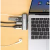 USB-C Travel Dock Manhattan 190404 4 poorten HDMI USB-A USB-C 3,5 mm