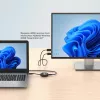 AV-zender Manhattan 208444 zwart 1920x1080 30m draadloos USB-C