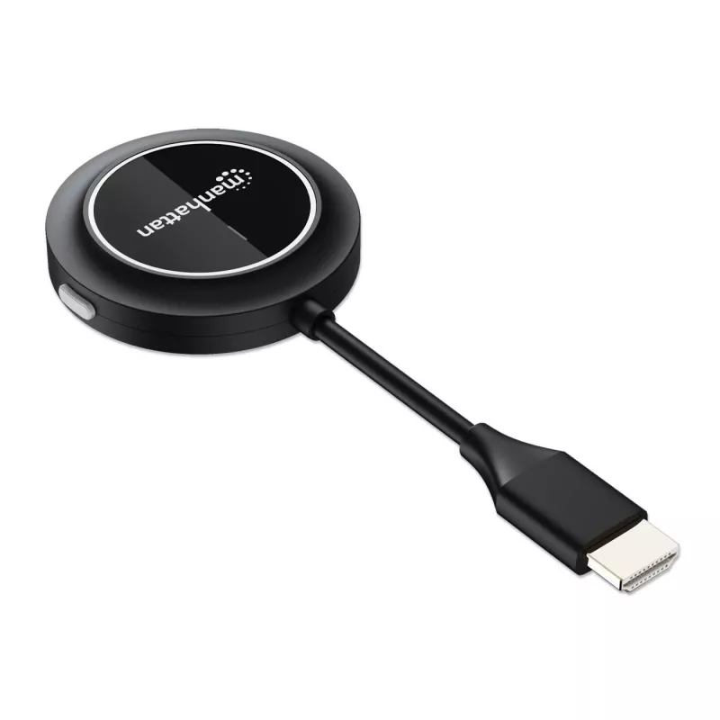 AV-zender Manhattan 208444 zwart 1920x1080 30m draadloos USB-C
