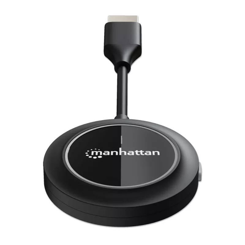 AV-zender Manhattan 208444 zwart 1920x1080 30m draadloos USB-C
