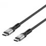USB-C-stekker naar USB-C-stekker kabel Manhattan 2m USB4 Gen 3x2 8K 60Hz