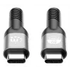 USB-C-stekker naar USB-C-stekker kabel Manhattan 2m USB4 Gen 3x2 8K 60Hz