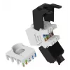 Equip 769227 Keystone-aansluiting Cat.6A, ongeschermd, gereedschapsloze LSA, wit, 8 st.