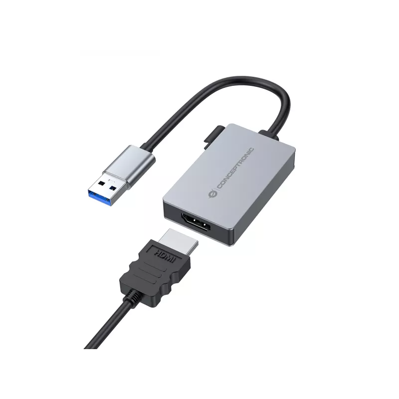 Conceptronic ABBY22G USB naar HDMI 1.4-adapter, 1080P 60 Hz