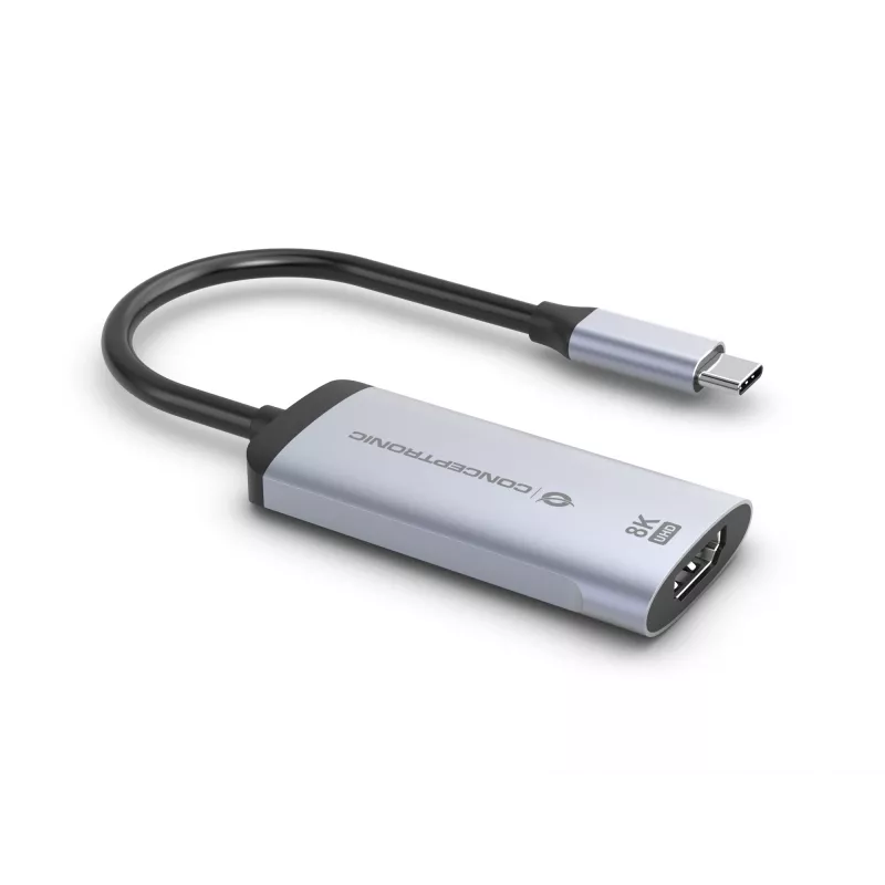 Conceptronic ABBY23G USB-C-naar-HDMI-2.1-adapter, 8K60Hz