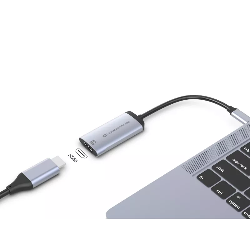 Conceptronic ABBY23G USB-C-naar-HDMI-2.1-adapter, 8K60Hz