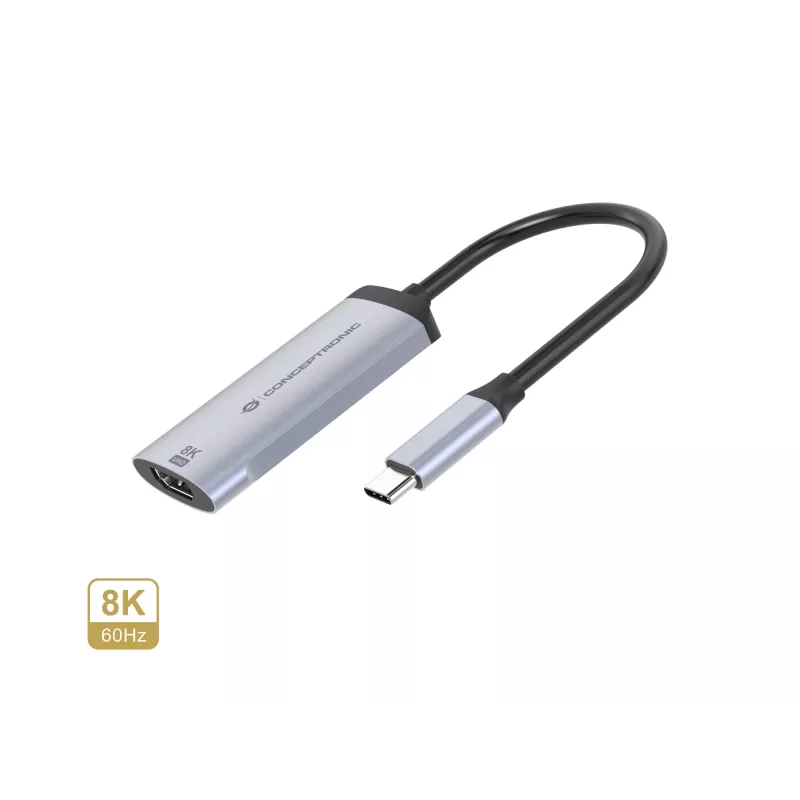 Conceptronic ABBY23G USB-C-naar-HDMI-2.1-adapter, 8K60Hz