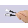Manhattan USB-C naar Gigabit netwerk Ethernet RJ45 kabel 2m zwart/zilver