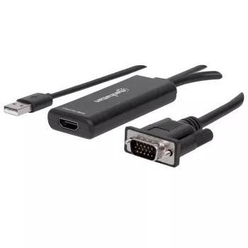 VGA- en USB-A-naar-HDMI-converter Manhattan 152426