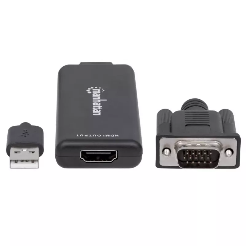 VGA- en USB-A-naar-HDMI-converter Manhattan 152426