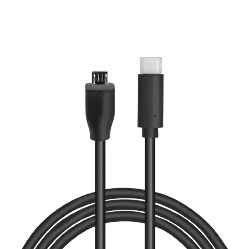 LogiLink CU0196 USB-kabel USB 2.0 0,5 m USB-C Micro-USB B zwart