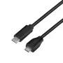 LogiLink CU0196 USB-kabel USB 2.0 0,5 m USB-C Micro-USB B zwart