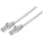 Intellinet netwerk-patchkabel, Cat7-kabel/Cat6A-stekker, 10 m, grijs, koper, S/FTP, LSOH/LSZH, PVC, RJ45, vergulde contacten, rastongvrij, met tulebescherming, levenslange garantie