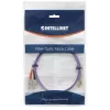 Intellinet glasvezel-patchkabel, OM4, LC/SC, 2 m, violet, duplex, multimode, 50/125 µm, LSZH, vezel, levenslange garantie