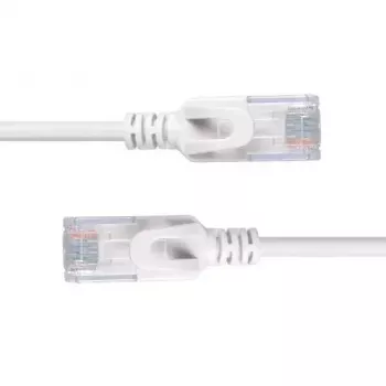 Lindy 2m Cat.6A U/UTP ultra slanke netwerkkabel, grijs