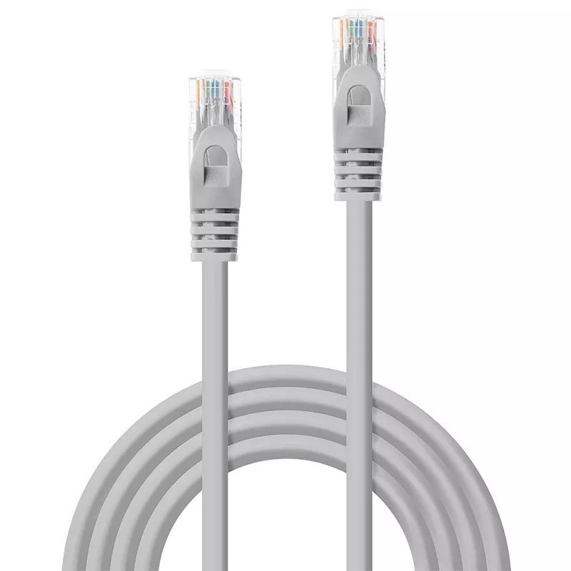 Netwerkkabel Lindy 40m RJ-45 Cat5e grijs