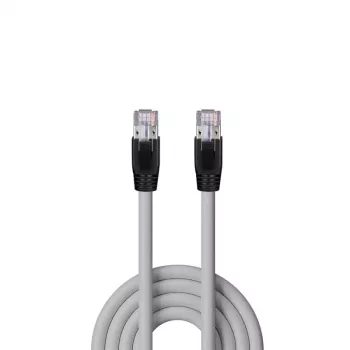 Netwerkkabel Lindy Cat.6A U/FTP LSZH, solid core, 60 m, grijs, RJ-45