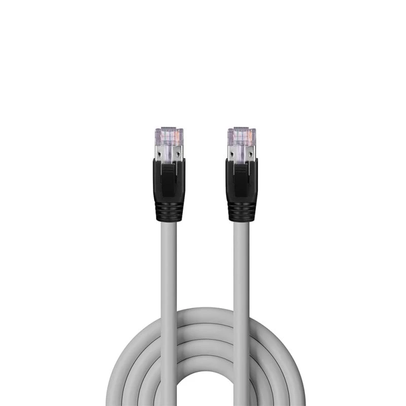 Netwerkkabel Lindy Cat.6A U/FTP LSZH, solid core, 60 m, grijs, RJ-45