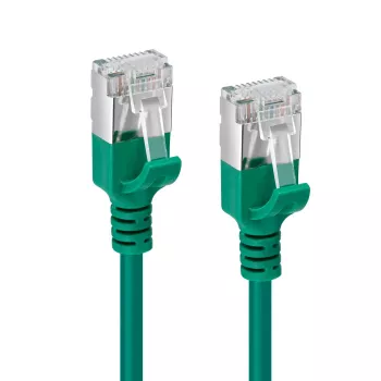 Netwerkkabel MicroConnect V-FTP6A0015G-schlank Cat6a U/FTP RJ-45 naar RJ-45 0,15 m groen
