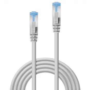 Netwerkkabel Lindy 1m Cat.6A RJ-45 S/FTP grijs