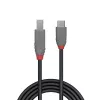 Lindy 0,5 m USB 3.2 Type-C naar B-kabel 5 Gbit/s zwart