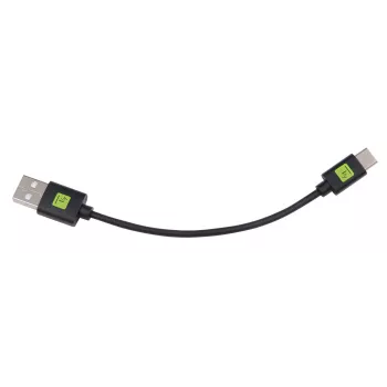 Techly ICOC MUSB20-CMAM01T USB-kabel USB 2.0 0,1 m USB A USB C zwart