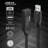 Lindy 20 m USB 3.0 actieve verlengkabel Type A naar C