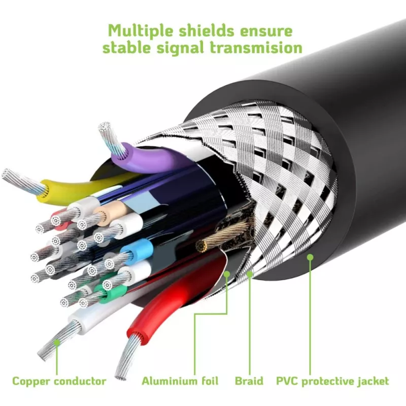 Techly ICOC DSP-A14-020 DisplayPort-kabel 2 m zwart