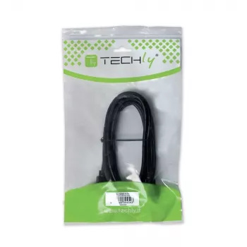 Techly audio/video DisplayPort M/M 0,5 m zwart ICOC DSP-A-005