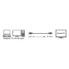 Techly ICOC DSP-A14-030NT DisplayPort-kabel 3 m zwart