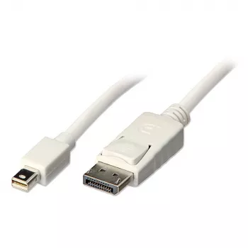 Lindy 2 m Mini DisplayPort naar DisplayPort-kabel, wit