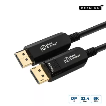 DisplayPort-kabel MicroConnect DP-MMG-4000V1.4OP — DisplayPort 1.4, ondersteunt tot 8K@60Hz