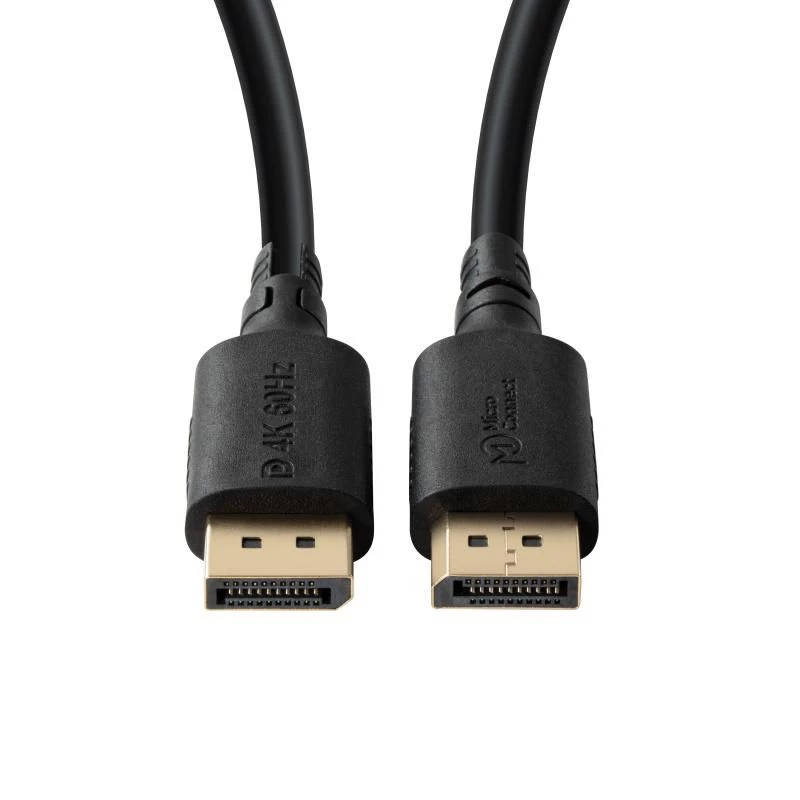 DisplayPort-kabel MicroConnect MC-DP-MMG-100LSZH 4K 1.2, 1,0 m, Low Smoke Zero Halogen