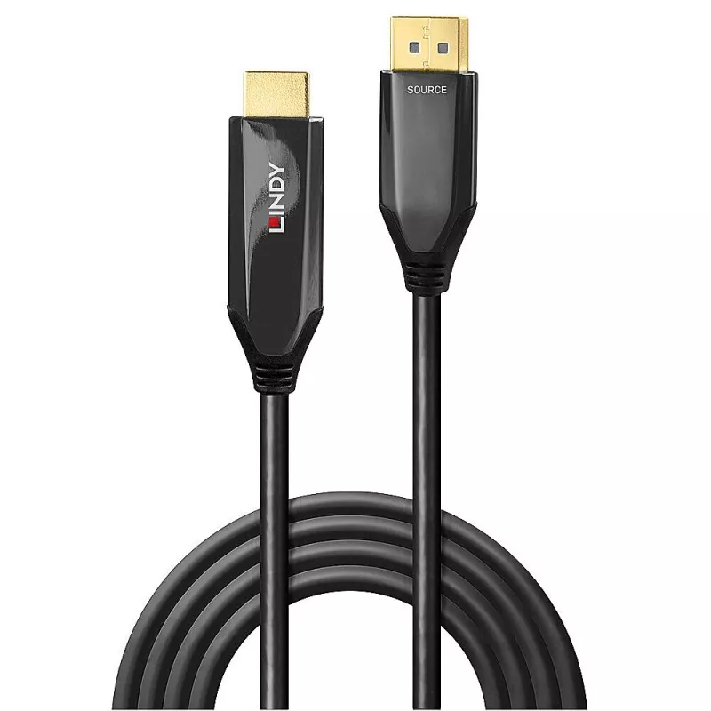 Lindy 1m actieve DisplayPort 1.4 naar HDMI 8K60-kabel