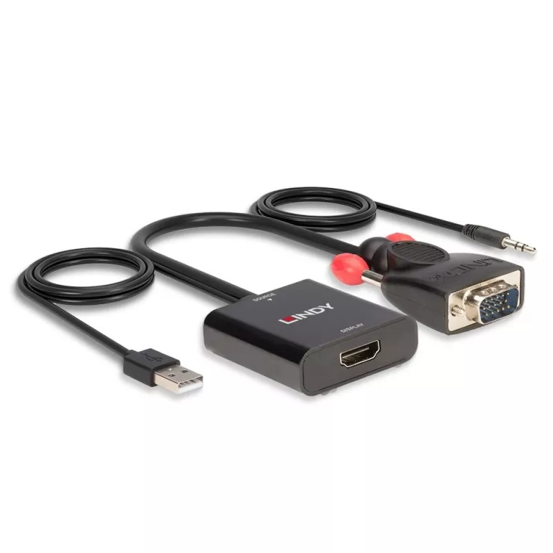VGA en audio naar HDMI-converter Lindy 38284