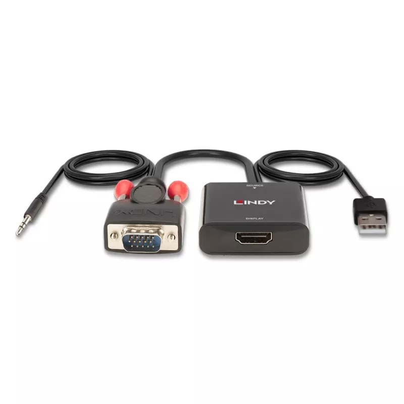 VGA en audio naar HDMI-converter Lindy 38284
