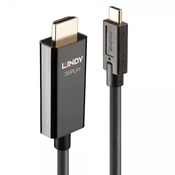 Lindy 5m USB Type-C naar HDMI 4K60-adapterkabel met HDR