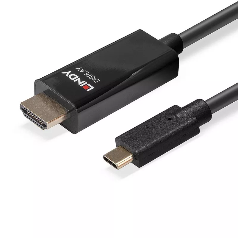 Lindy 5m USB Type-C naar HDMI 4K60-adapterkabel met HDR
