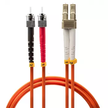 Lindy 1m LC-ST OM2 50/125 glasvezel-patchkabel