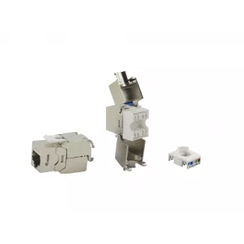 Cat.6A afgeschermde keystone-bus gereedschapsloos Equip 767222