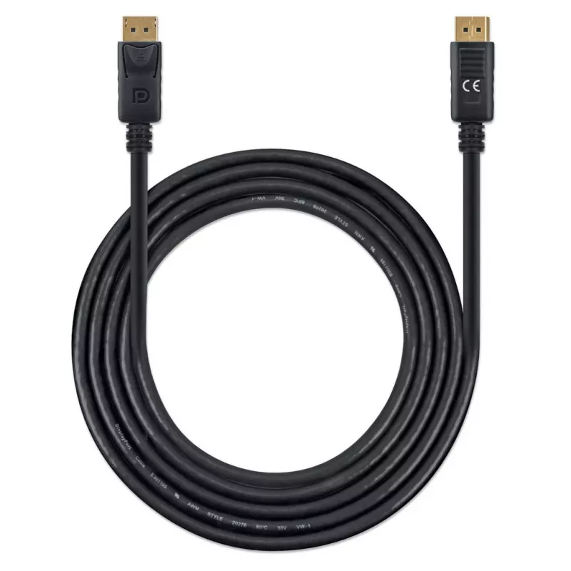 Manhattan DisplayPort 1.4 kabel 8K@60Hz 2m PVC stekker naar stekker