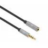 Audio-verlengkabel Manhattan 3,5mm 3m stekker/bus