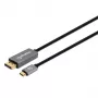USB-C naar DisplayPort kabel Manhattan CDP2DP146B 8K 2m